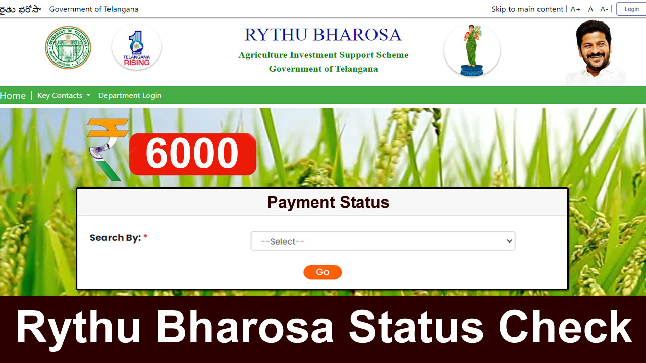 telangana rythu bharosa status